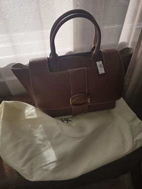 NWT, Banana Republic, Brown, Pebble Leather Handbag